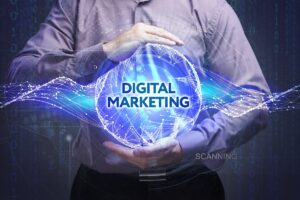 digital marketing on business concept